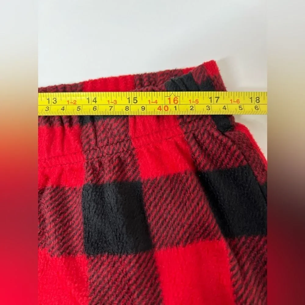 Holiday Time Scotch Plaid Flannel Jogger Pants Kids Size 16-18